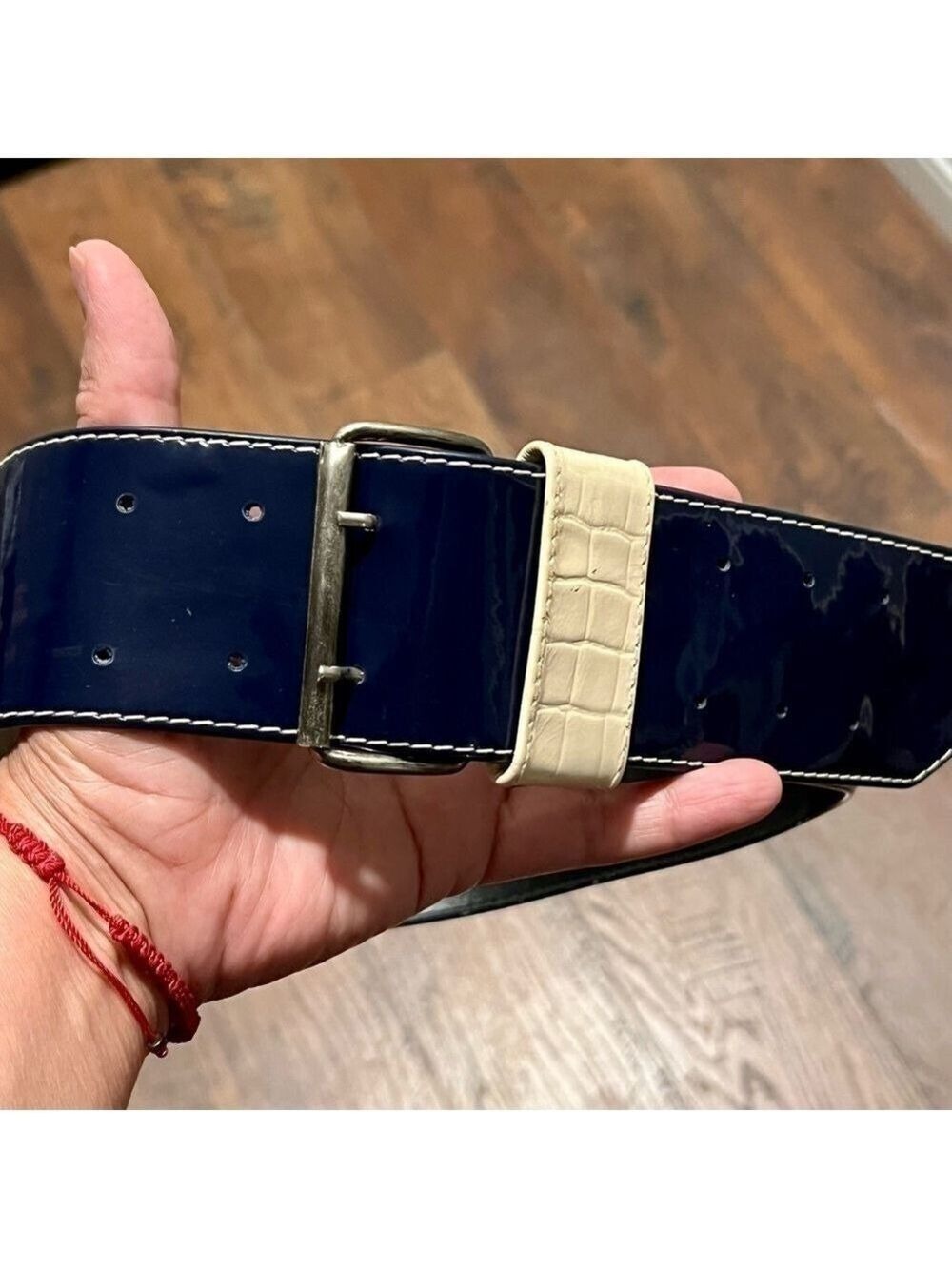 Vintage Navy Italian Belt